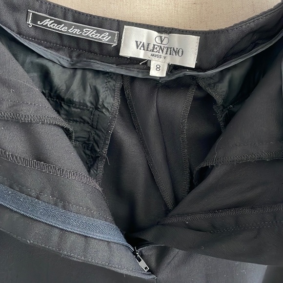 Valentino Miss V Black Pantsuit Size 8 Vintage Valentino - Picture 14 of 16